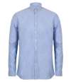 H512R Henbury Modern Long Sleeve Regular Fit Oxford Shirt Blue colour image